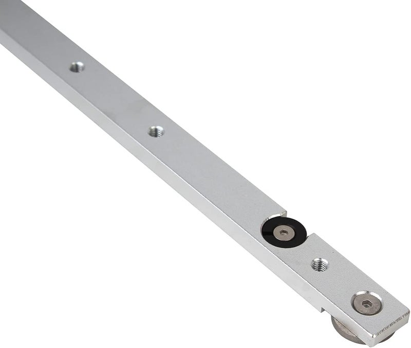 KETIPED Aluminium Alloy 450mm Miter Bar Clamping Tool Slider Table Saw Gauge Rod T-Slot Track Bar Rail for Router Tables and Woodworking,450mm(17.7in)-Silver - Image 1